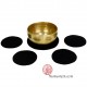 10 cm noir Support plat feutre pour Bol Tibétain