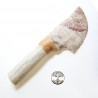 17/124 Couteau rituel de puissance en agate corail ,petoskey stone