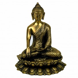 Bouddha Sakyamuni, statue sculpture bronze 27 cm