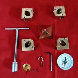 Kit connecteur de pyramide de Gizeh en cuivre pour des tube de 16mm