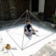Kit pyramide de yoga, méditation et de guérison.