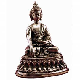 Bouddha Akshobya statue bronze 10cm