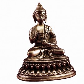 Bouddha Amogasiddhi statue bronze 10cm