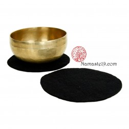 25 cm noir Support plat feutre pour Bol Tibétain