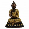 Bouddha Amitabha statue bronze bicolore 15cm